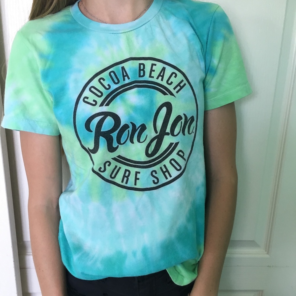 Tie dye Ron Jon shirt